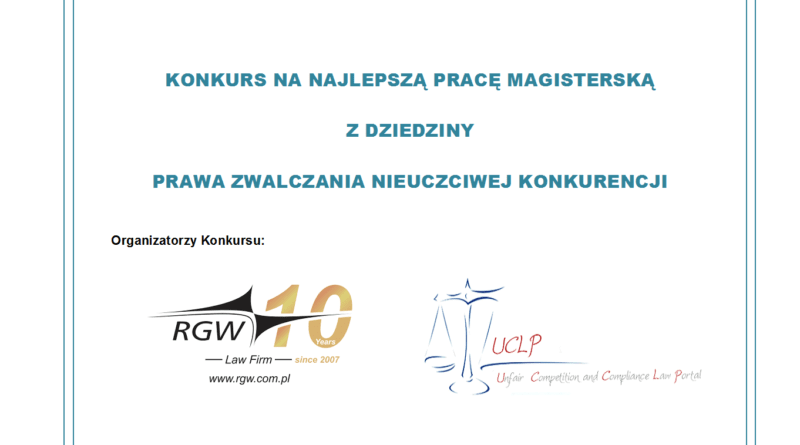 Konkurs na najlepszą pracę magisterską - edycja II